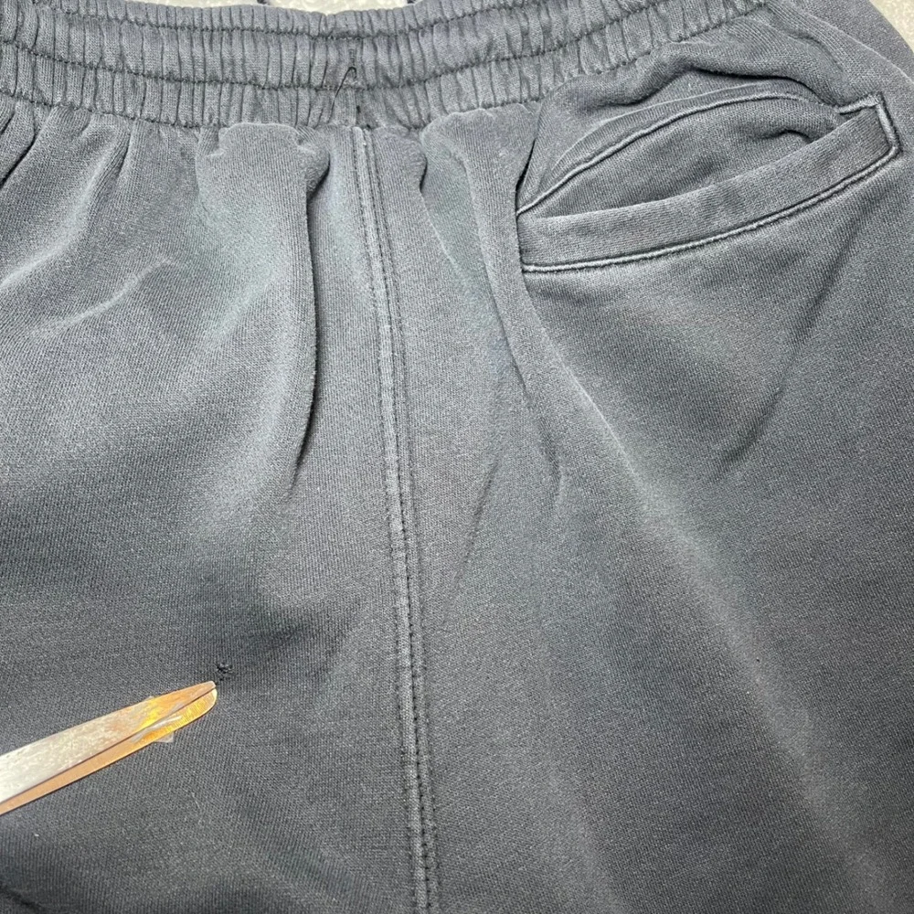 Nike Air Jordan Sweatpants Mens Black Medium Flight Fleece Graphic Joggers Gym